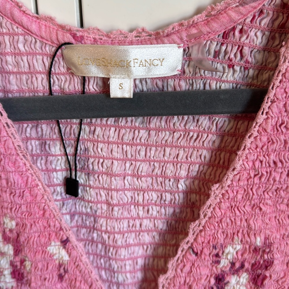 Loveshackfancy - Sonora Dress in Raspberry - Picture 3 of 16